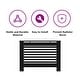 preview thumbnail 5 of 7, vidaXL Radiator Cover with Top Storage Shelf, 44.1x7.5x32.1 Inches - 44.1"x7.5"x31.9"