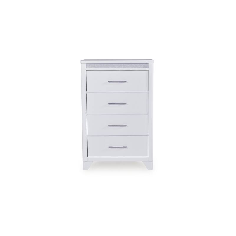 Signature Design by Ashley Stenluxe White Chest of Drawers