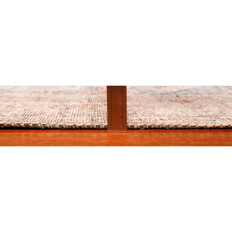 Domani Grove Machine Washable Distressed Persian Area Rug
