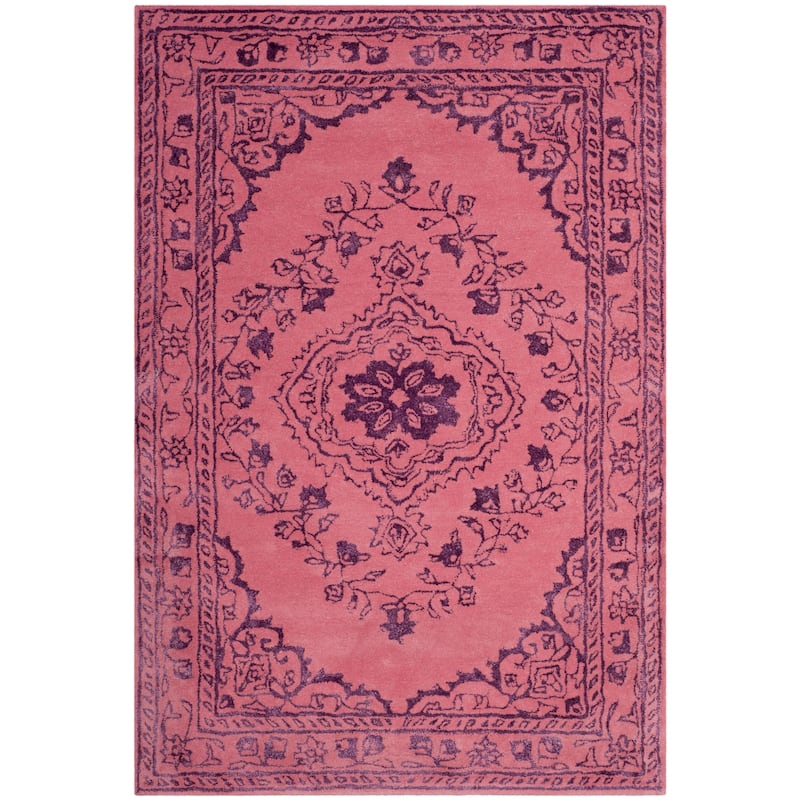 SAFAVIEH Handmade Glamour Gudmundina Modern Viscose Rug