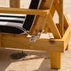 preview thumbnail 4 of 5, Kid's Blue/ White Striped Outdoor Chaise with Umbrella
