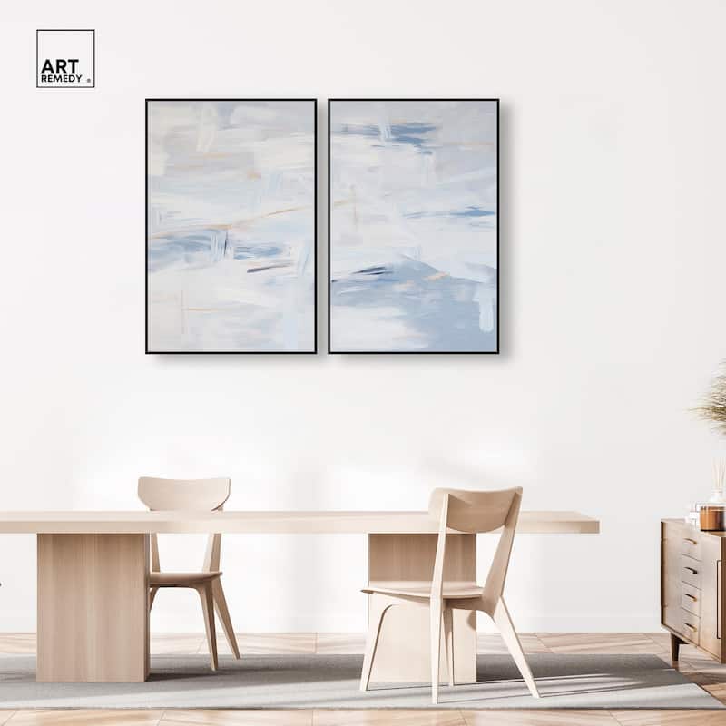 Frozen in Time I Canvas Set of 2 by Art Remedy