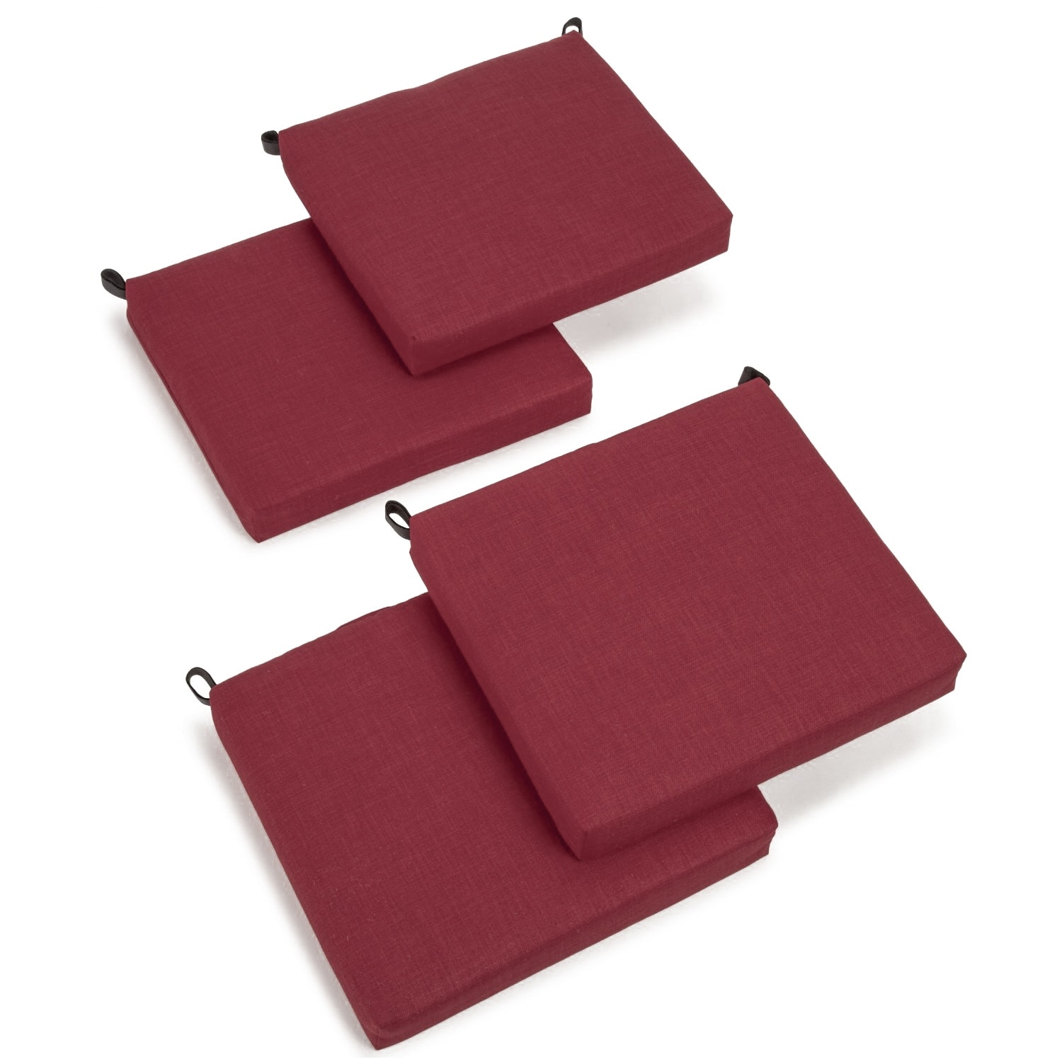 Shop Blazing Needles 20 Inch Indoor Outdoor Chair Cushion Set Of 4 Overstock 5754295