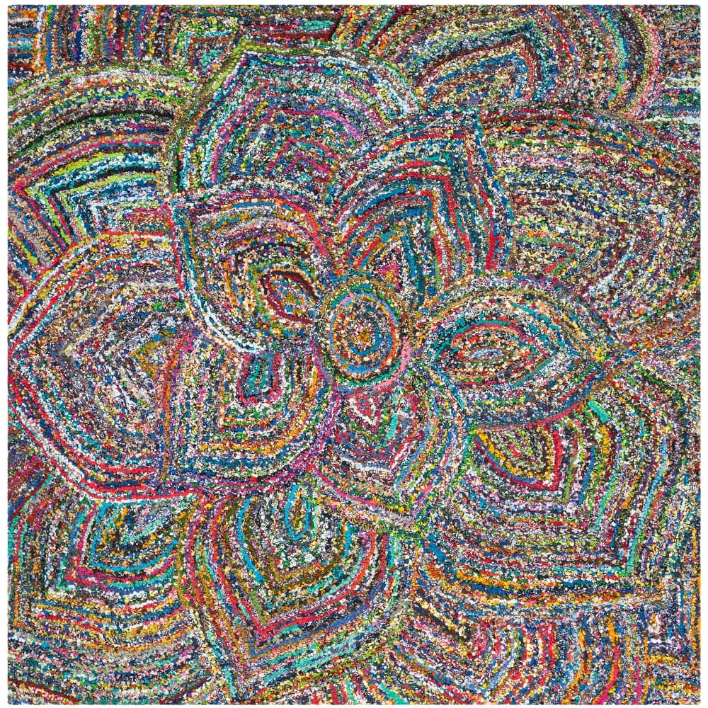 SAFAVIEH Handmade Nantucket Arnie Contemporary Cotton Rug