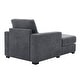 preview thumbnail 43 of 58, Modern Style Chaise Lounger Sofa Couch ,with Pillows, Charge Station & Cup Holders