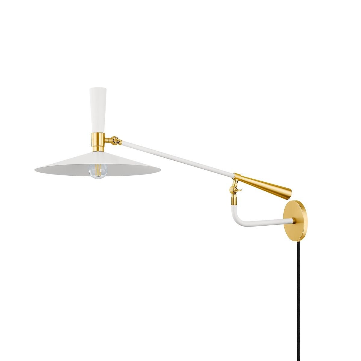 美々禅 Tali Roth X Mitzi Lighting Milena 13 In. 1 Light Wall Sconce Aged