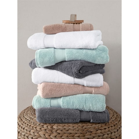 Towels Beyond Turkish Cotton, Set of 6 Bath & Hand Towels, Washcloths