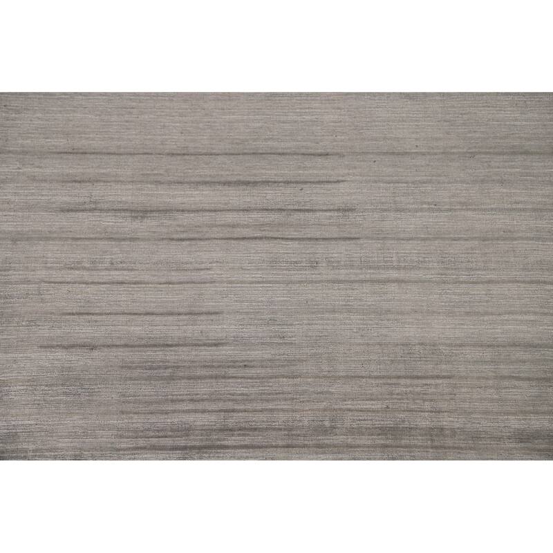 Gabbeh Oriental Area Rug Handmade Living Room Silk Carpet - 8'1" x 9'8"