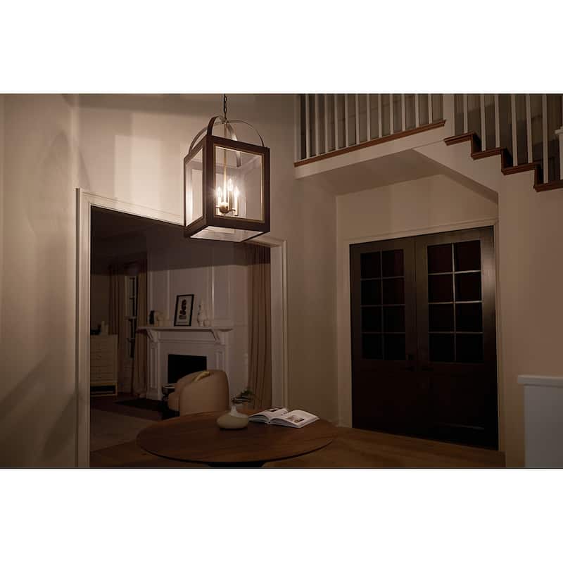 Kichler Lighting Vath 4-Light Large Foyer Pendant Black
