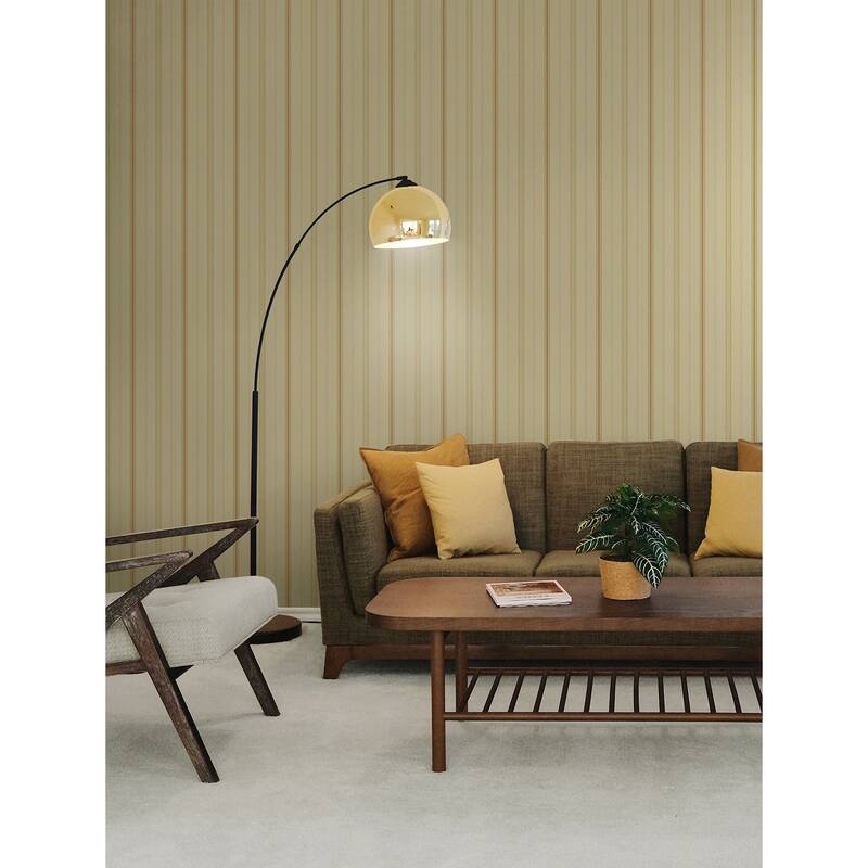 Seabrook Designs Dickens Stripe Unpasted Wallpaper