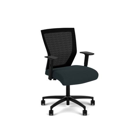 Via Seating Run II, Ergonomic Mesh Chair, Synchro Tilt, Adjustable Arm, Built-In Natural Lumbar