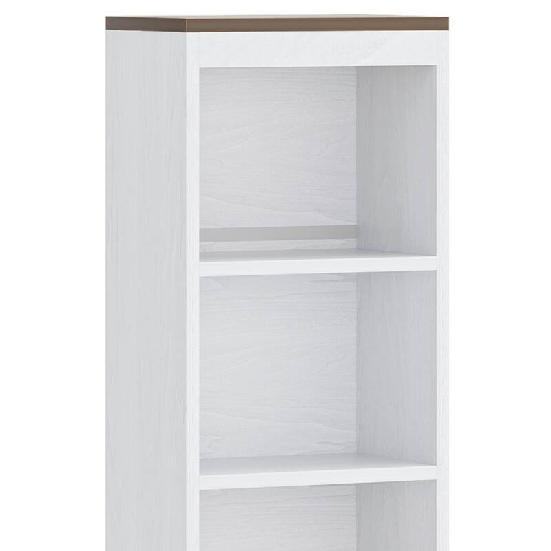 Moasis Farmhouse TV Stand with LED Lights & Power Hub