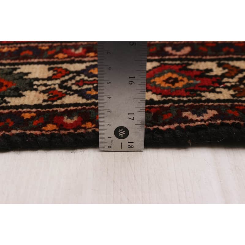 ECARPETGALLERY Hand-knotted Andelz Red Wool Rug - 3'3 x 7'9