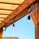 Indoor String Lights that Match Metal Moon and Witch Pumpkin Holder
