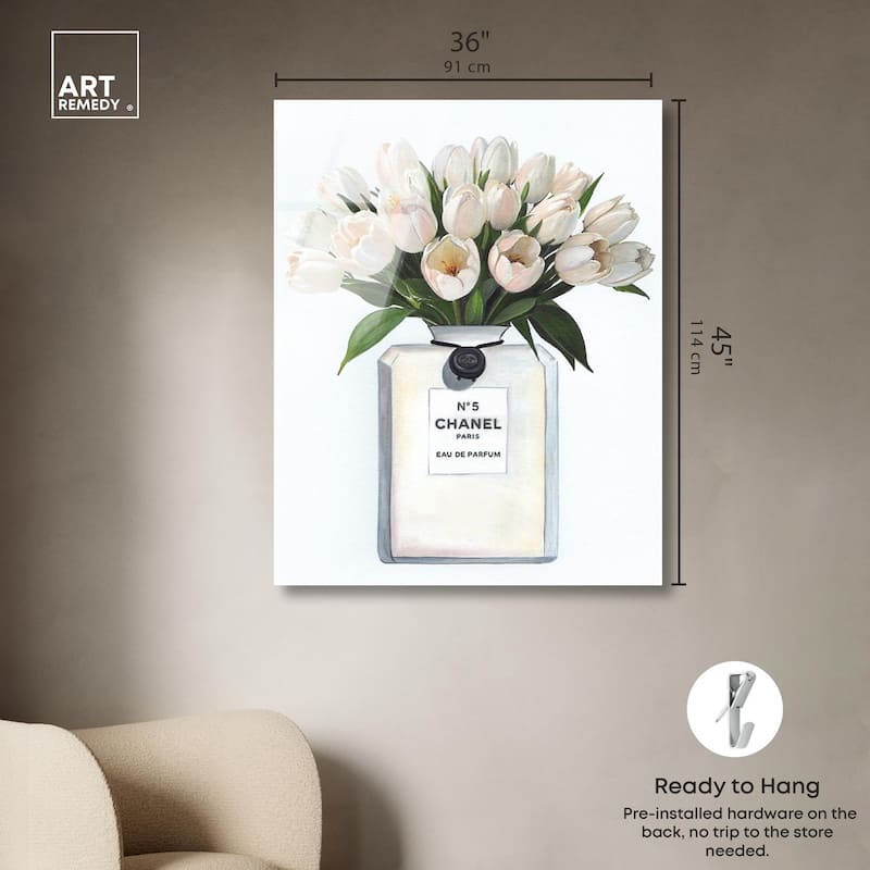 Doll Memories - Floral Happiness Acrylic by Art Remedy, Ready to Hang