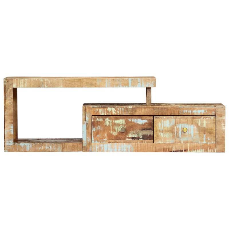 vidaXL TV Stand 47.2"x11.8"x15.7" Solid Wood Reclaimed