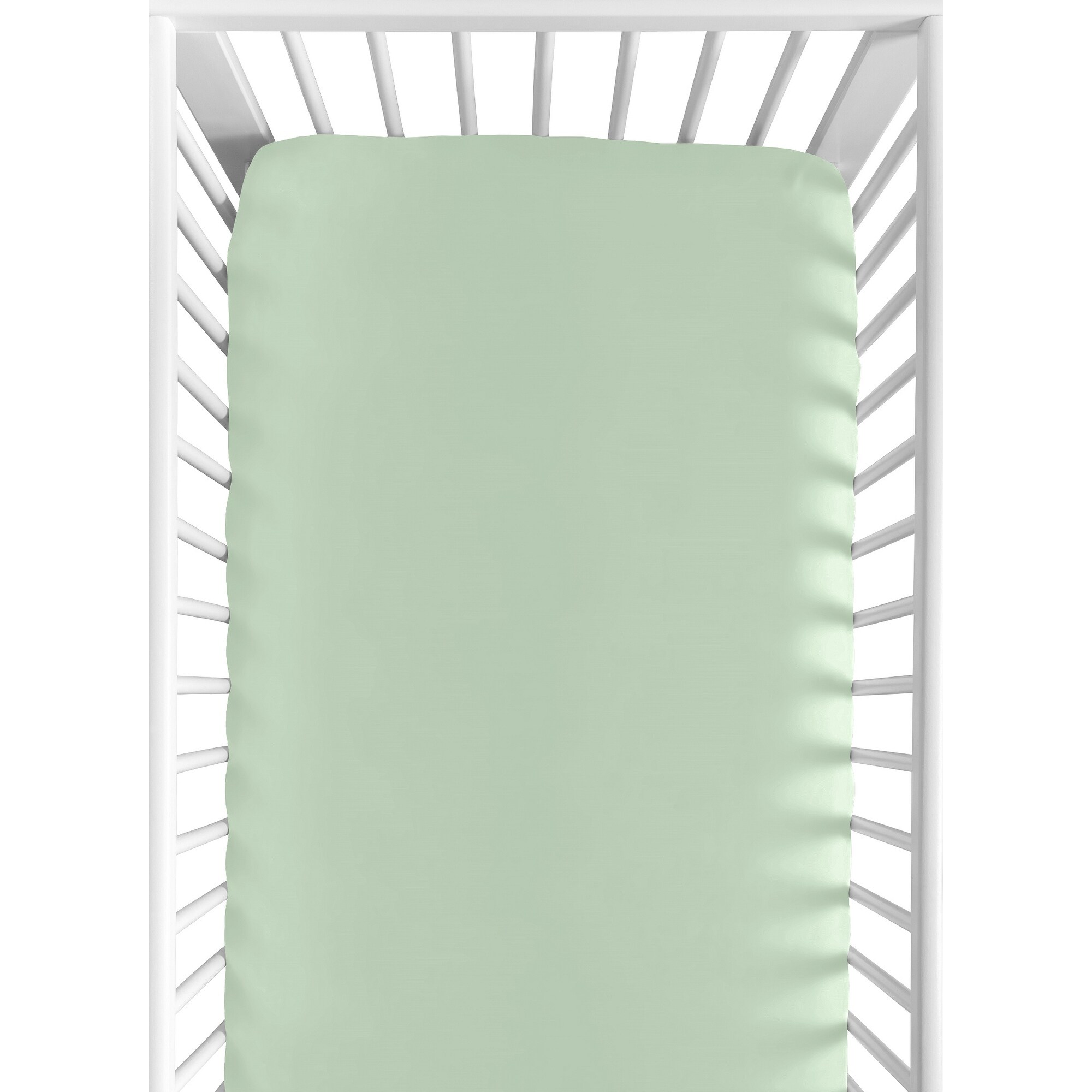 Sweet Jojo Designs Coral and Mint Mod Arrow Collection Mint Fitted Crib Sheet Bed Bath Beyond 14604890