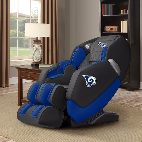 NFL Modern Leather Zero Gravity Massage Chair with Bluetooth
