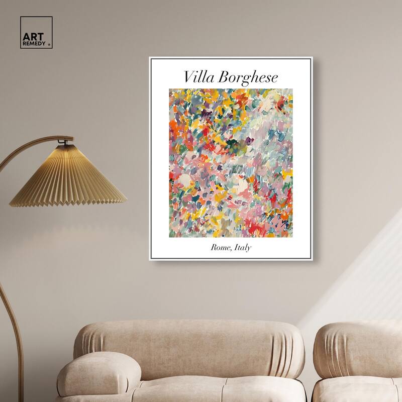Villa Borghese Canvas by Art Remedy