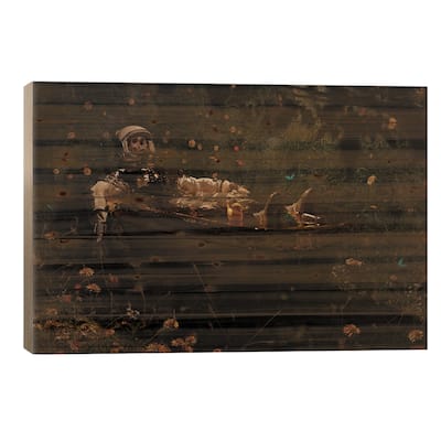 Overflow Print On Wood by Nicebleed - Multi-Color
