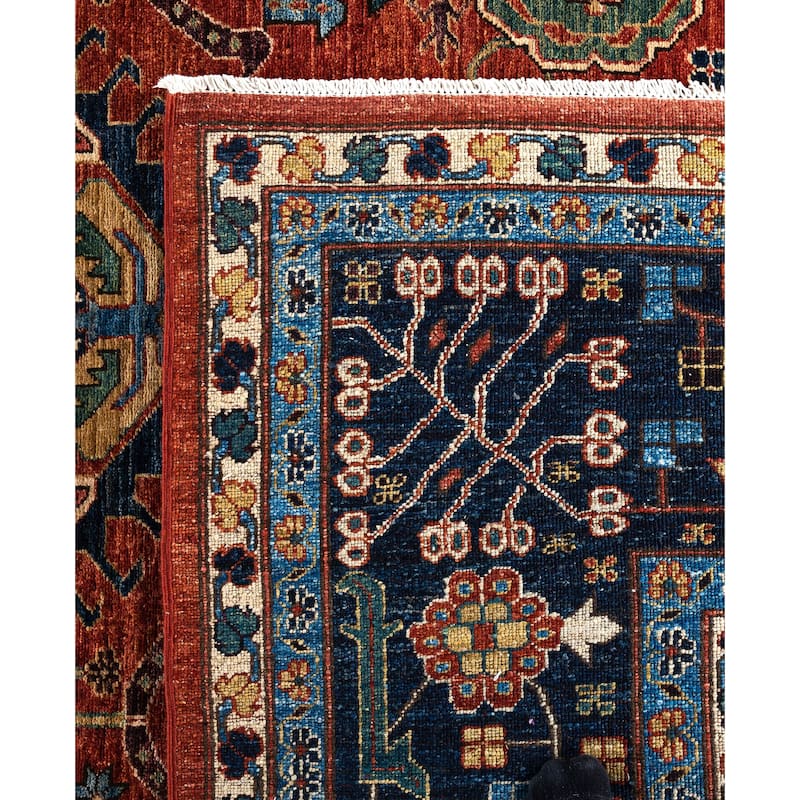 Serapi One-of-a-Kind Hand-Knotted Area Rug - Red - 10' 1" x 14' 2"