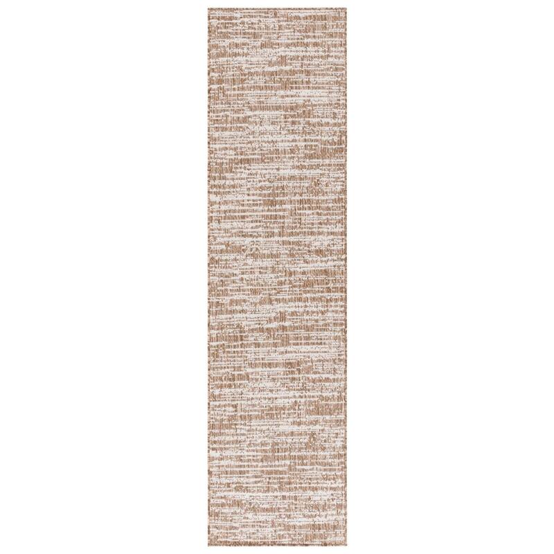 SAFAVIEH Beach House Eszti Transitional Rug - 2' x 8' Runner - Brown/Ivory