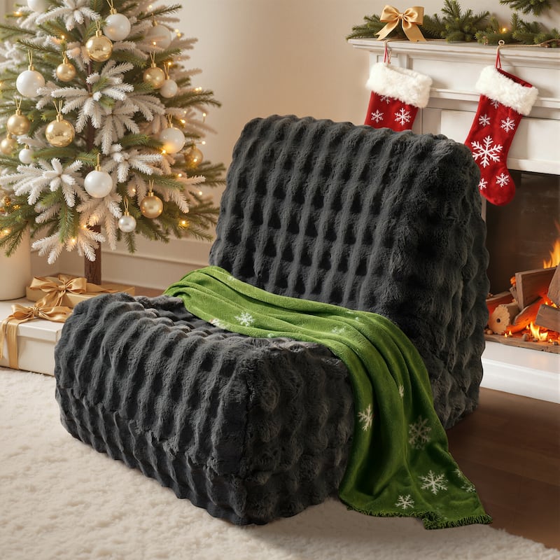 OVIOS Cloud-Like Plush Bean Bag Chair (Reinforced Pile Edition)