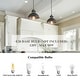 preview thumbnail 11 of 11, The Gray Barn Modern 1-Light Metal Industrial Dome Farmhouse Small Pendant Lights for Kitchen Island - D9" x H7.3"