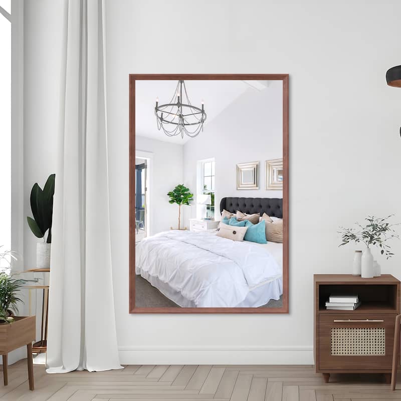 Oversized Modern Rectangle Bathroom Mirror