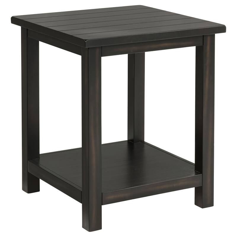 Castleton Wood End Table with Shelf