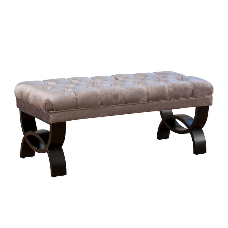 Rectangle Tufted Ottoman Bench, Upholstered Bedroom Benches