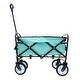 preview thumbnail 29 of 62, Foldable Wagon Cart with Strapping System, Utility Wagon Cart for Camping Shopping Sports Gardeing Fishing All-Terrain Wheels