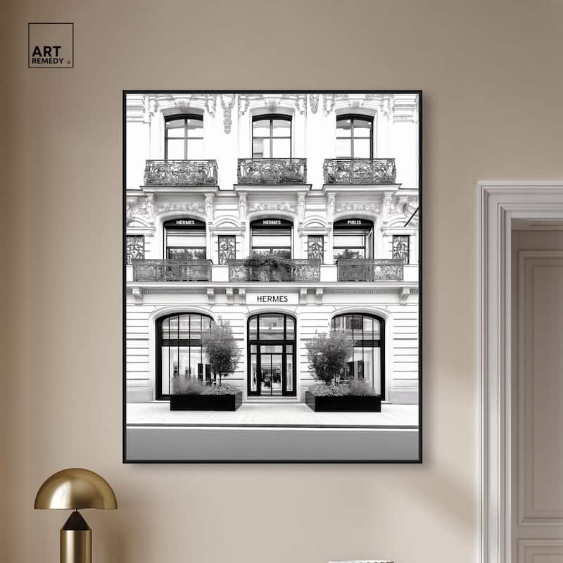 Lux Store Front Canvas by Art Remedy