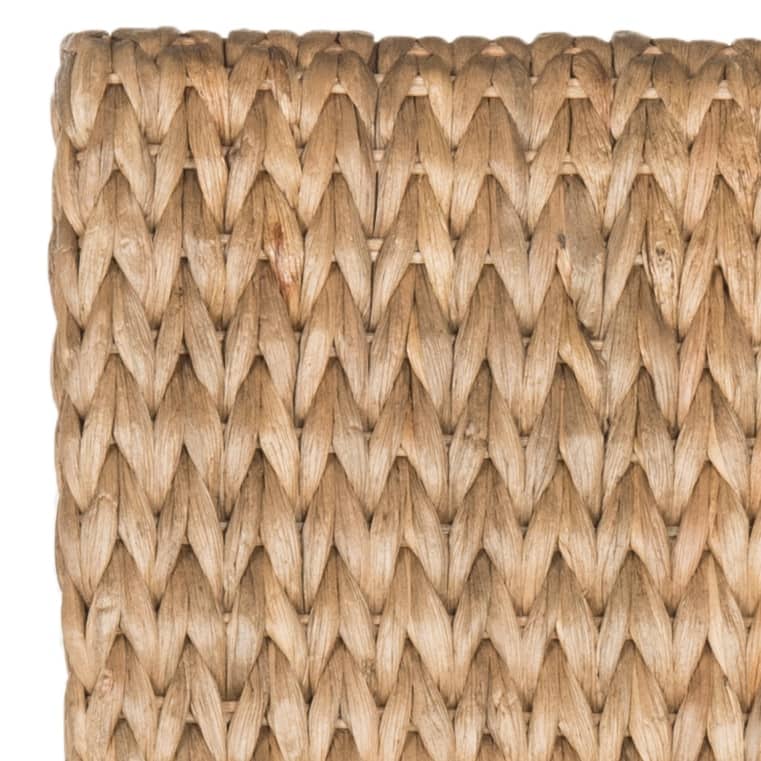 SAFAVIEH Clemensa Natural Dining Chair (Set of 2) - 18.1" x 22.8" x 39" - 18"W x 23"D x 39"H