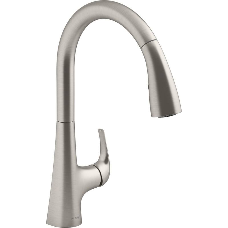 Sterling Medley 1.5 GPM Single Hole Pull Down Kitchen Faucet