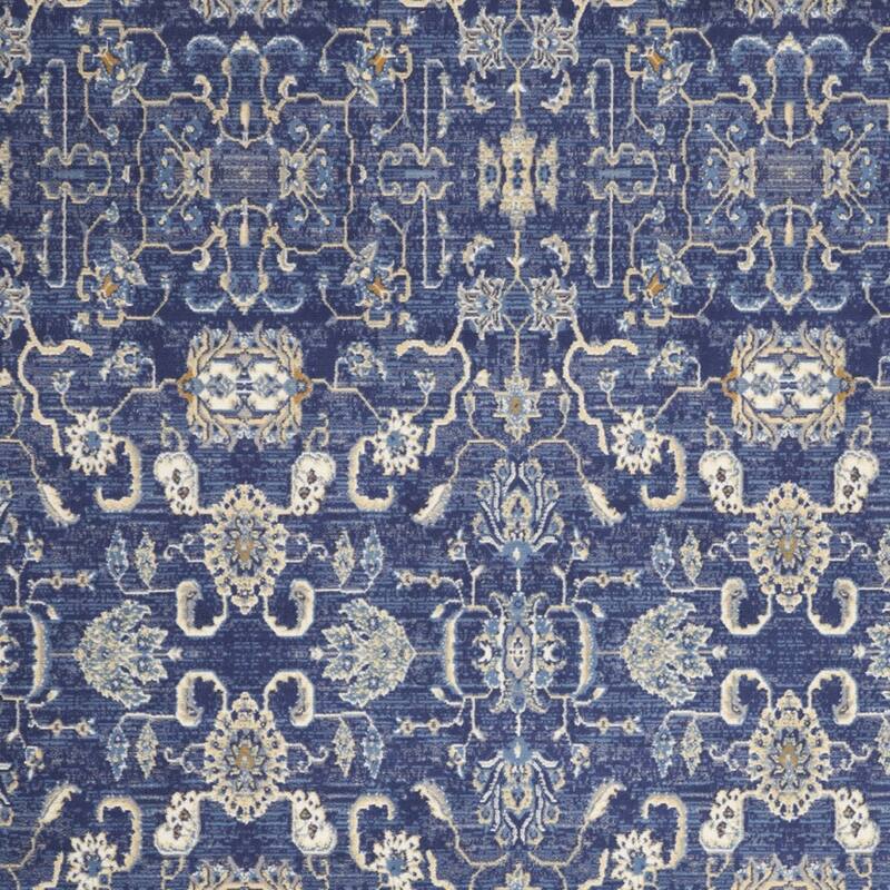 Lizo Power Loomed Floral Traditional Area Rug By HomeRoots - 118' X '94' X '0.5