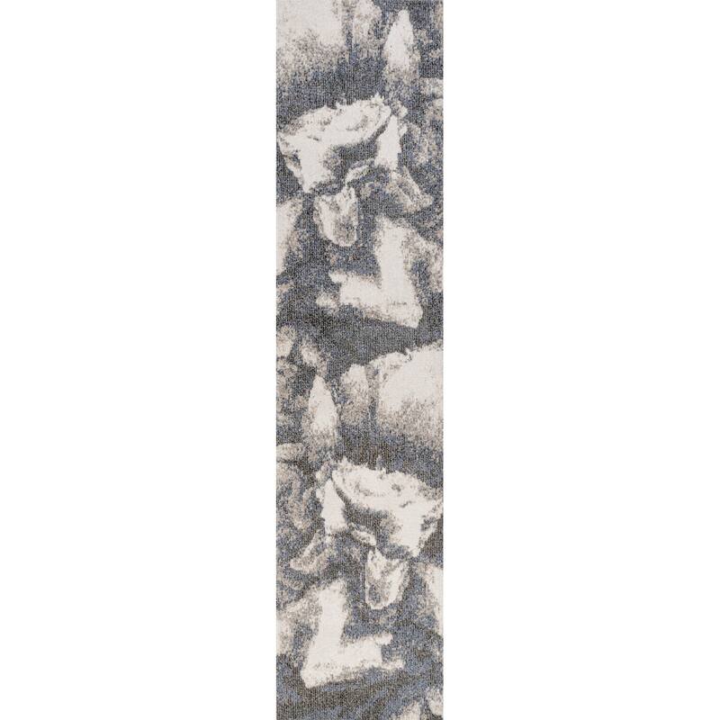 JONATHAN Y Marmo Abstract Two-Tone Modern Area Rug