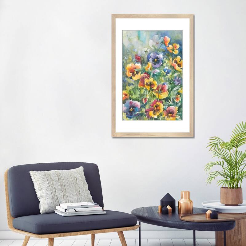 iCanvas "Picture Perfect Pansies" by Annelein Beukenkamp