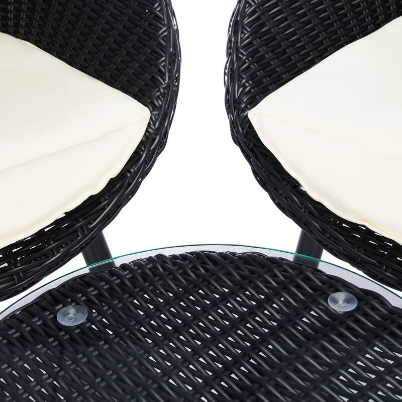 SAFAVIEH Outdoor Braelyn 3-Piece Lounger Set - 34Wx34Dx32H