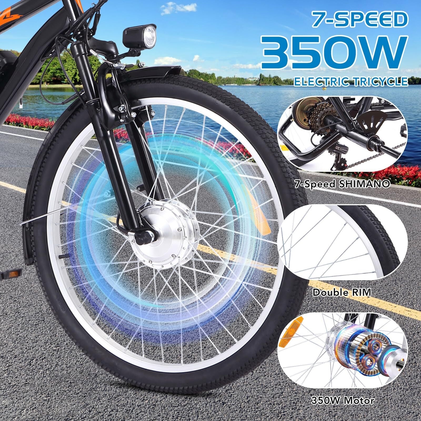 Three wheel electric bikes for sale hotsell