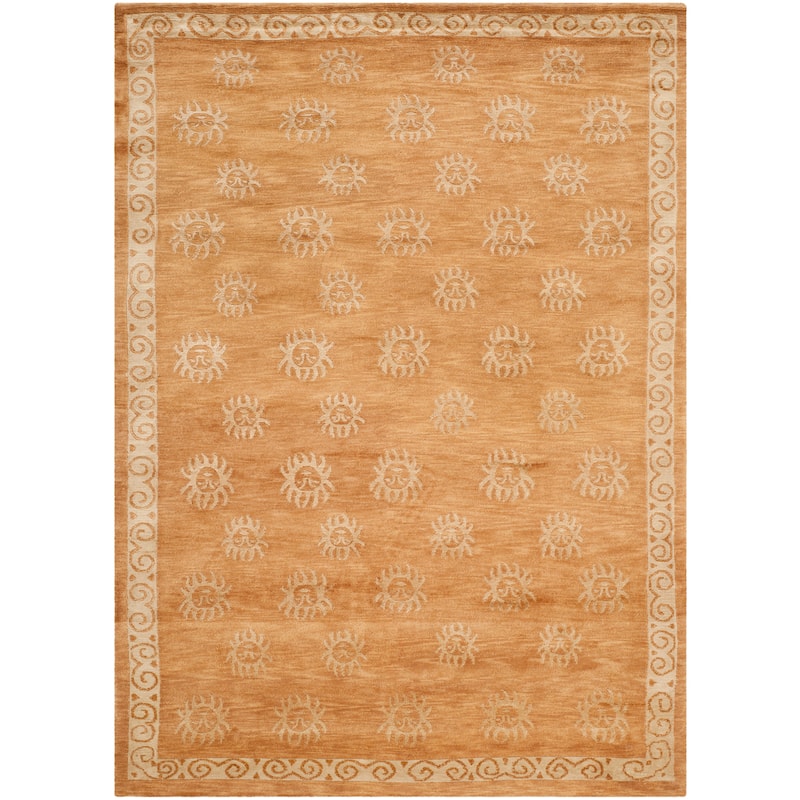 SAFAVIEH Couture Hand-knotted Tibetan Haristina Modern Wool Rug