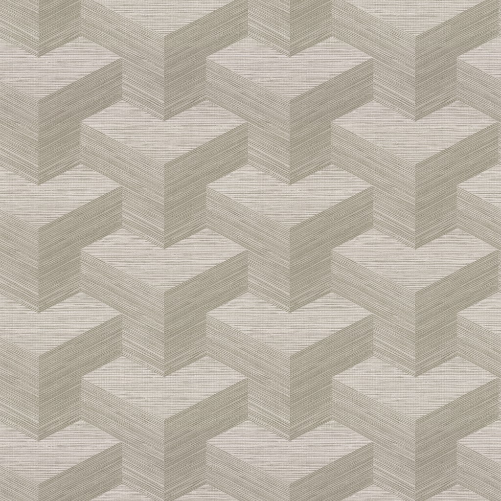 A-Street Prints Y Knot Neutral Geometric Texture Wallpaper
