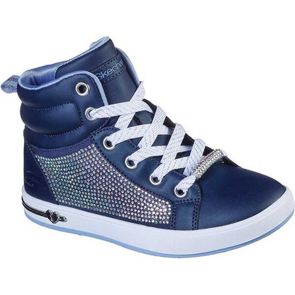 Girls navy sneakers clearance