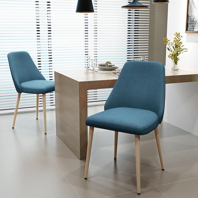 Marlee Mid Century Fabric Dining Chair (Set of 2) by Christopher Knight Home