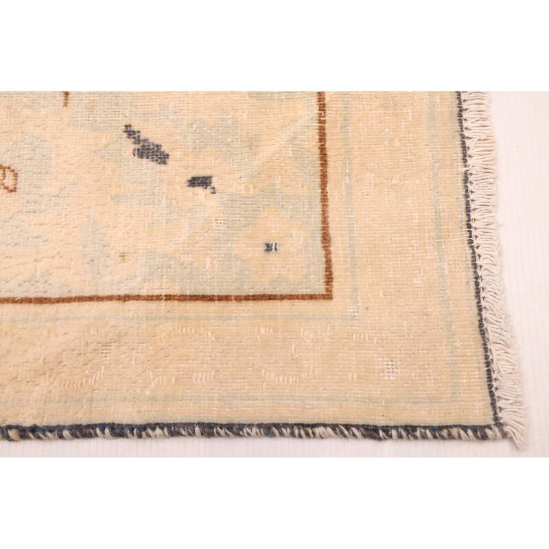 ECARPETGALLERY Hand-knotted Antalya Vintage Dark Grey Wool Rug - 7'6 x 10'3