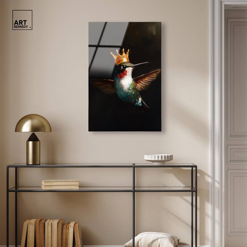 Royal Bird I Acrylic by Art Remedy, Ready to Hang