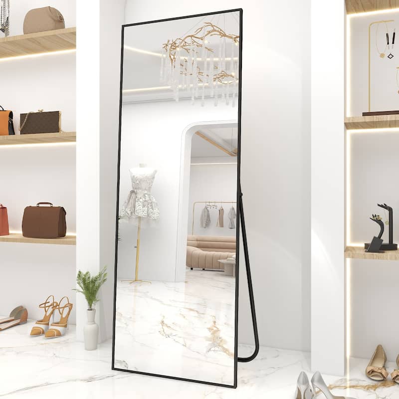 58 x 18 Rectangle Full Length Mirror for Hanging and leaning