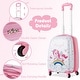 preview thumbnail 19 of 50, 2 Pieces 12 Inch 16 Inch Kids Luggage Set with Backpack and Suitcase for Travel - 18" x 12" x 8.5" (L x W x H)