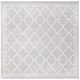 preview thumbnail 48 of 100, SAFAVIEH Amherst Leota Trellis Rug 5' Square - Light Grey/Beige - Square