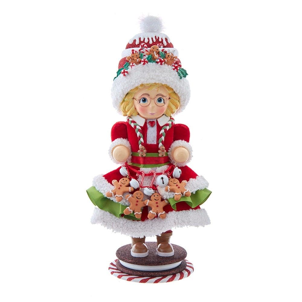 Kurt Adler 14-Inch Hollywood Nutcrackers Mrs. Claus Gingerbread Nutcracker